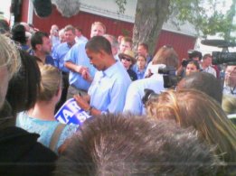 Obama at the 2006 Harkin Steak Fry