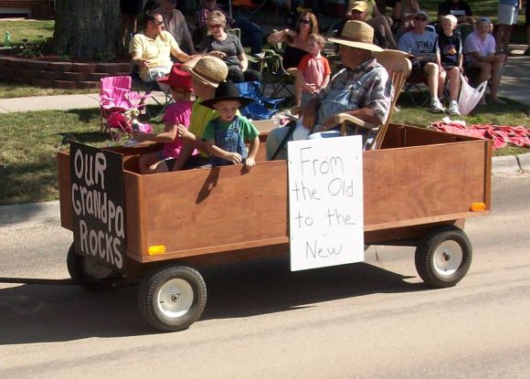 ...and this family's grandpa rocks... literally.