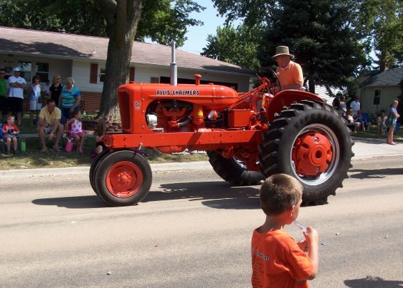 Did I mention the orange tractor?