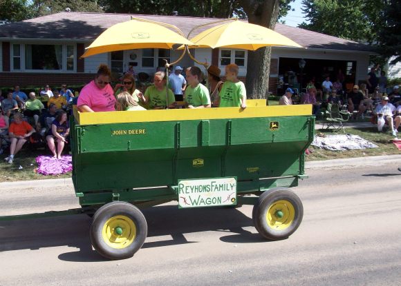 The Reyhons family had an entry...