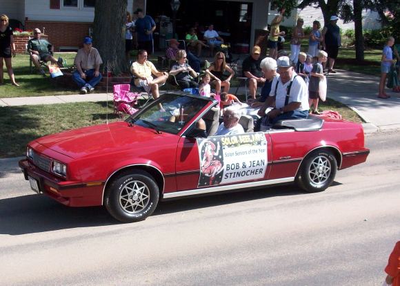 We show off our seniors of the year.