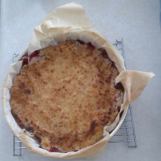 Tart Cherry Coffee Cake