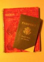 Passport and Notebook