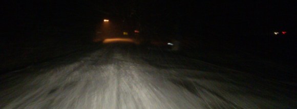 Snowfall in Big Grove