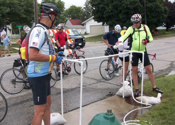 Filling Water Bottles from a Hydrant