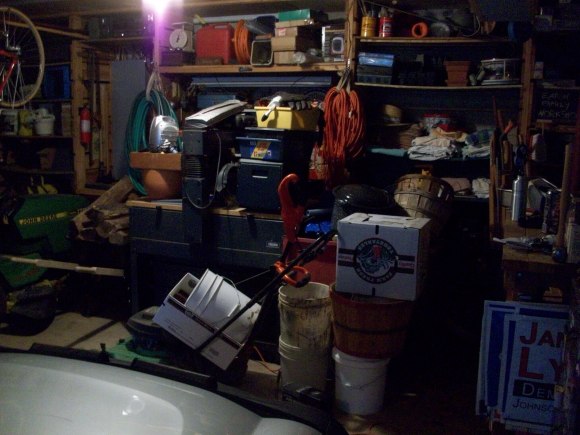 Preparing to Open the Garage Door Pre-dawn