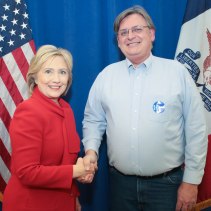 With Hillary Clinton Jan. 24, 2016