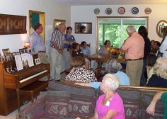 Political Event with Tim Kaine at Bob and Sue Dvorsky's home in Coralville, Iowa on Aug. 17, 2010 