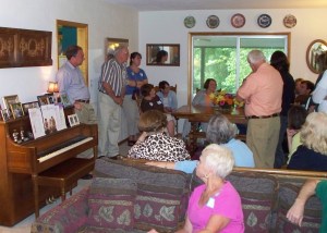 Political Event with Tim Kaine at Bob and Sue Dvorsky's home in Coralville, Iowa on Aug. 17, 2010 